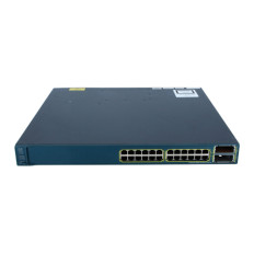 Cisco WS-C3560E-24PDS-RF | Catalyst 3560-E Series 3560E-24PD 24 x RJ-45 Ports PoE+ 10/100/1000Base-T + 2 x X2 Ports Layer 3 Managed 1U Rack-mountable Gigabit Ethernet Network Switch