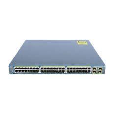 Cisco WS-C2975GS-96PS-LM | Catalyst 2975 48 x Ports PoE 1000Base-T + 4 x Ports SFP Layer 2 Managed 1U Rack-mountable Gigabit Ethernet Network Switch