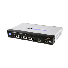Cisco SRW2008-LA | 8-Ports 10/1000Mbps 2 x Combo mini-GBIC Port Gigabit Managed Switch
