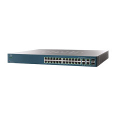Cisco ESW-520-24-K9 | Small Business Pro 500 Series 24 x Ports 10/100/Base-TX + 2 x SFP Ports Managed 1U Rack-mountable Fast Ethernet Network Switch