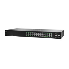 Cisco SR224GT-NA | 100 Series SF102-24 24 x Ports + 2 x Combo SFP mini-GBIC Ports Layer 2 1U Rack-Mountable Gigabit Ethernet Network Switch