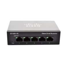 Cisco SD205T-JP | Small Business 100 Series SF100D-05 5 x Ports 10/100Base-T Unmanaged Fast Ethernet Network Switch