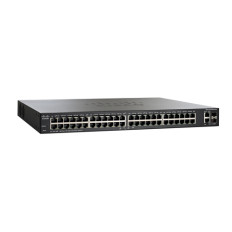 Cisco SLM248PT-G5 | Small Business 200 Series SF200-48P 48 x Ports PoE 10/100Base-T + 2 x Ports Combo SFP (mini-GBIC) Rack-Mountable Layer 2 Managed Fast Ethernet Network Switch