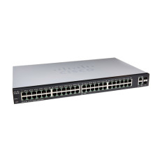Cisco SLM2048T-UK | 200 SG200-50P 48 x Ports 10/100/1000Base-T + 2 x Ports Combo SFP (mini-GIBIC) Layer 2 Managed 1U Rack-Mountable Gigabit Ethernet Smart Network Switch