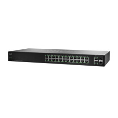 Cisco SR224GT-EU | Catalyst SR224GT 24 x Ports 10/100Base-TX + 2 x SFP mini-GBIC Ports Layer 2 Managed 1U Rack-Mountable Gigabit Ethernet Network Switch
