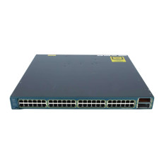 Cisco WS-C3560E48TDSD-RF | Catalyst 2960-S Series C2960S-F48TS 48 x RJ-45 Ports 10/100Base-TX + 2 x SFP Ports Layer 2 Managed Rack-mountable Fast Ethernet Network Switch