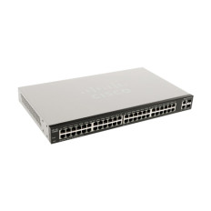 Cisco SLM248GT-NA-RF | Small Business 200 Series SF200-48 48 x Ports 10/100Base-T + 2 x Ports Combo SFP (mini-GBIC) Rack-Mountable Layer 2 Managed Fast Ethernet Network Switch