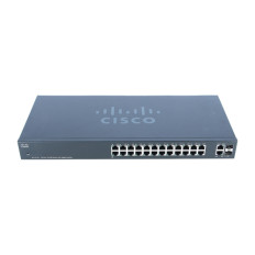 Cisco SF112-24-EU | Small Business 110 Series SF112-24 24 x Ports 10/100Base-T + 2 x Ports Combo SFP (mini-GBIC) Unmanaged Fast Ethernet Network Switch