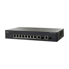 Cisco SRW2008MP-K9-NA-RF | 8-Ports 10/1000Mbps 2 x Combo mini-GBIC Port Gigabit Managed Switch