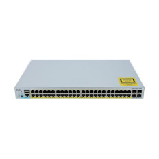 Cisco WS-C2960L-SM-48TS | Catalyst 2960-L Series 48 x Ports 10/100/1000Base-T + 4 x SFP Ports Layer 2 Managed 1U Rack-Mountable Gigabit Ethernet Network Switch