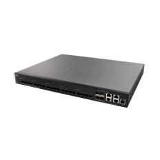 Cisco SX550X-24F-K9-UK | 350 Series SX550X-24F 24 x SFP+ Ports GBase-T + 4 x Combo SFP+ Ports Layer 3 Stackable Managed Gigabit Ethernet Network Switch