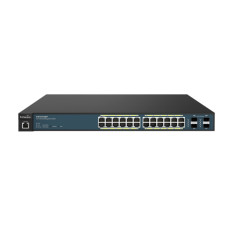 EnGenius EWS7928P | 24 x Ports PoE+ 10/100/1000Base-T + 4 x SFP Ports Layer 2 Managed Gigabit Ethernet Network Switch