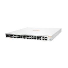HP JL809A#ABA | Aruba Instant On 1960 48 x Ports 10/100/1000 PoE + 2 x Ports 10 Gigabit SFP+ + 2 x Ports 100/1000/10GBase-T Rack-Mountable Layer 3 Managed Gigabit Ethernet Network Switch
