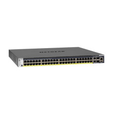 Netgear GSM4352PS | Prosafe M4300 Series M4300-52G-PoE+ 48 x Ports PoE+ 1G + 2 x SFP+ Ports Layer 3 Managed Rack Mountable Gigabit Ethernet Network Switch