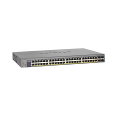 Netgear GS752TP-100PRS | Prosafe GS752TP 40 x RJ-45 Ports PoE 10/100/1000Base-T + 8 x RJ-45 Ports PoE+ + 4 x SFP Ports Layer 3 Managed Gigabit Ethernet Network Switch