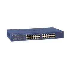 Netgear JGS524-300JPS | Prosafe JGS524 24 x Ports 10/100/1000Base-T Rack-mountable Unmanaged Gigabit Ethernet Network Switch