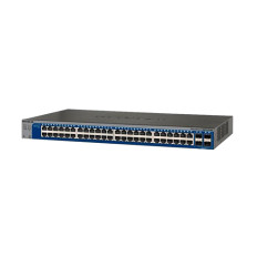 Netgear GS752TXS | Prosafe 48 x Ports 10/100/1000Base-T + 4 x Ports SFP+ Rack-mountable Layer 3 Managed Gigabit Ethernet Network Switch