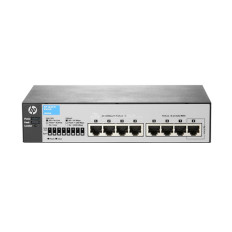 HP J9800A#ACC | OfficeConnect 1810 Series 1810-8 v2 7 x 10/100Base-TX RJ-45 and 1 x 10/100/1000Base-T RJ-45 Ports Layer 2 Fast Ethernet Network Switch