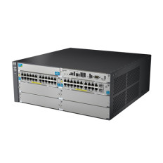 HP J9533A | ProCurve E5412-92G-PoE+/2xG v2 zl 44 x RJ-45 Ports PoE+ 10/100/1000Base-T + 2 x SFP Ports + 4 x Open Module Slots Layer 4 Managed 4U Rack-mountable Gigabit Ethernet Network Switch