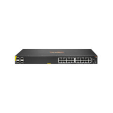 HP JL677-61101 | Aruba CX 6100 Series 6100 24G Class4 PoE 4SFP+ 370W 24 x 1000Base-T RJ-45 Class 4 PoE and 4 x 10GbE SFP+ Ports Layer 3 Managed Gigabit Ethernet Network Switch