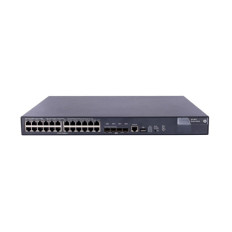 HP JG256AR | FlexFabric 5800 Series 5800-24G-SFP 24 x SFP Ports 1000Base-X + 4 x SFP+ Ports Layer 3 Managed Rack-Mountable Gigabit Ethernet Network Switch