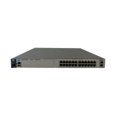 HP J9585AR | Aruba 3800 Series 3800-24G-2XG 24 x 10/100/1000Base-T RJ-45 and 2 x 10GBase-T RJ-45 Ports and 1 x Stacking Module Slot Layer 3 Managed Gigabit Ethernet Network Switch