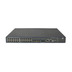 HP JG681AR | 5500-24SFP-2G-2SFP+ 24 x Ports 24 x SFP Ports 1000Base-X + 4 x RJ-45 Ports + 2 x SFP+ Ports Layer 2 Managed Rack-mountable Gigabit Ethernet Network Switch