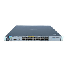 HP J8692AR#ACD | ProCurve 3500yl series 3500-24G-PoE yl 24 x RJ-45 Ports PoE 10/100/1000Base-T + 4 x SFP (mini-GBIC) Ports + 1 x Open Module Slot Layer 3 Managed Rack-Mountable Gigabit Ethernet Network Switch
