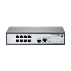 HP JG348AR#AKL | OfficeConnect 1910 Series 1910-8G 8 x RJ-45 10/100/1000Base-T and 1 x SFP (mini-GBIC) Ports Layer 3 Managed Gigabit Ethernet Network Switch