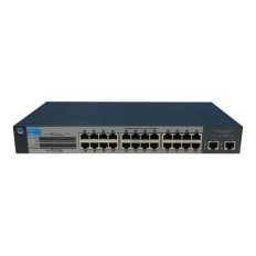 HP J9664A#ACD | OfficeConnect 1410 Series 1410-24-2G 24 x 10/100Base-TX RJ-45 and 2 x 1GbE SFP (mini-GBIC) Ports Layer 2 Unmanaged Fast Ethernet Network Switch