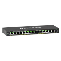 Netgear GS316EP-100NAS | 15 x Ports PoE+ 10/100/1000Base-T + 1 x SFP Port Layer 3 Managed Desktop Gigabit Ethernet Network Switch