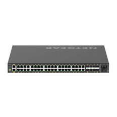 Netgear GSM4248PX-100NAS | M4250 Series M4250-40G8XF-PoE+ 40 x RJ-45 Ports PoE+ 1000Base-T + 8 x SFP+ Ports Layer 3 Managed 1U Rack-mountable Gigabit Ethernet Network Switch