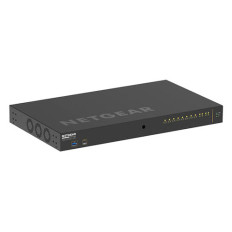 Netgear GSM4212UX-100NAS | 8 x Ports PoE+ 10/100/1000Base-T + 2 x SFP+ Ports + 2 x SFP Ports Layer 3 Managed 1U Rack-mountable Gigabit Ethernet Network Switch