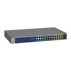 Netgear GS524UP-100NAS | 16 x Ports PoE++ 10/100/1000Base-T + 8 x Ports PoE+ 1000Base-T Layer 2 Unmanaged 1U Rack-mountable Gigabit Ethernet Network Switch
