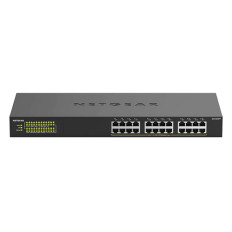 Netgear GS324PP-100NAS | 24 x Ports PoE+ 10/100/1000Base-T Layer 2 Unmanaged 1U Rack-mountable Gigabit Ethernet Network Switch