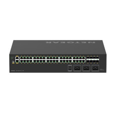 Netgear GSM4248UX-100NAS | M4250 Series M4250-40G8XF-PoE++ 40 x RJ-45 Ports PoE++ 1000Base-T + 8 x SFP+ Ports Layer 3 Managed 1U Rack-mountable Gigabit Ethernet Network Switch