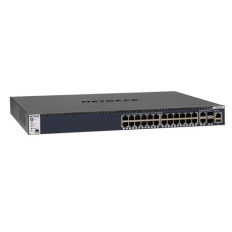 Netgear GSM4328S-100NES | Prosafe M4300 Series M4300-28G 24 x RJ-45 Ports 1000Base-T + 2 x SFP+ Copper Ports + 2 x SFP+ Ports Layer 3 Managed Rack-mountable Gigabit Ethernet Network Switch