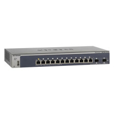 Netgear GSM5212-100NES | Prosafe M4100 Series M4100-D12G 12 x RJ-45 Ports 10/100/1000Base-T + 2 x Shared SFP Ports Layer 2 Managed Gigabit Ethernet Network Switch