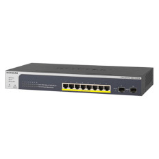 Netgear GS510TPP-100NAS | Prosafe GS510TPP 8 x RJ-45 Ports PoE+ 10/100/1000Base-T + 2 x SFP Ports Mananged Gigabit Ethernet Network Switch