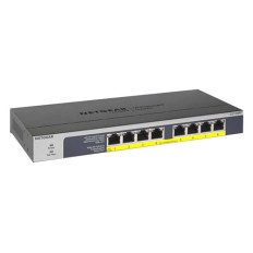 Netgear GS108PP-100NAS | Prosafe GS108PP 8 x Ports PoE+ 10/100/1000Base-T Unmanaged Rack-mountable Gigabit Ethernet Smart Network Switch