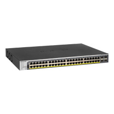 Netgear GS752TPP-100NAS | Prosafe GS752TPP 40 x RJ-45 Ports PoE 10/100/1000Base-T + 8 x RJ-45 Ports PoE+ + 4 x SFP Ports Layer 3 Managed Gigabit Ethernet Network Switch