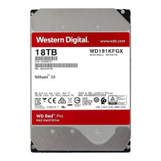 Western Digital WD181KFGX | Red Pro Helium 18TB 3.5" 6GB/s SATA 7200RPM 512MB Cache NAS Hard Drive