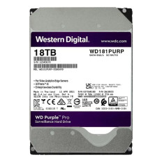 Western Digital WD181PURP | Purple Pro Helium 18TB 3.5" 6GB/s SATA 7200RPM 512MB Cache Surveillance Hard Drive