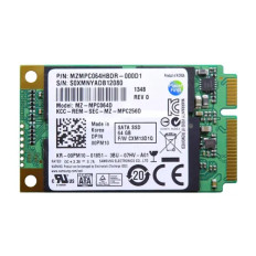 Samsung MZ-MPC064D | PM830 Series 64GB Multi-Level Cell SATA 6Gb/s mSATA Solid State Drive