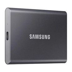 Samsung MU-PC1T0T | T7 Series 1TB 10Gbps USB 3.2 Gen 2 (Type C) Titan Grey Portable Solid State Drive