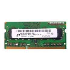 Micron MT8KTF51264HZ-1G6E1 | 4GB DDR3-1600MHz PC3-12800 Non-ECC Unbuffered SODIMM CL11 1Rx8 1.35V 204-Pin Memory Module 
