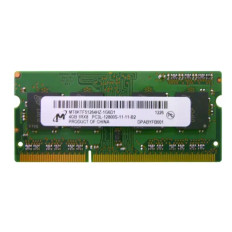 Micron MT8KTF51264HZ-1G6D1 | 4GB DDR3-1600MHz PC3-12800 Non-ECC Unbuffered SODIMM CL11 1Rx8 1.35V 204-Pin Memory Module 