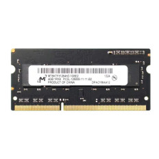Micron MT8KTF51264HZ-1G6E2 | 4GB DDR3-1600MHz PC3-12800 Non-ECC Unbuffered SODIMM CL11 1Rx8 1.35V 204-Pin Memory Module 