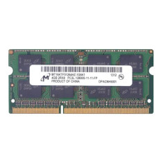 Micron MT16KTF51264HZ-1G6K1 | 4GB DDR3-1600MHz PC3-12800 Non-ECC Unbuffered SODIMM CL11 2Rx8 1.35V 204-Pin Memory Module 