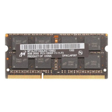 Micron MT16JTF1G64JHZ-1G6E2 | 8GB DDR3-1600MHz PC3-12800 Non-ECC Unbuffered SODIMM CL11 2Rx8 1.5V 204-Pin Memory Module 